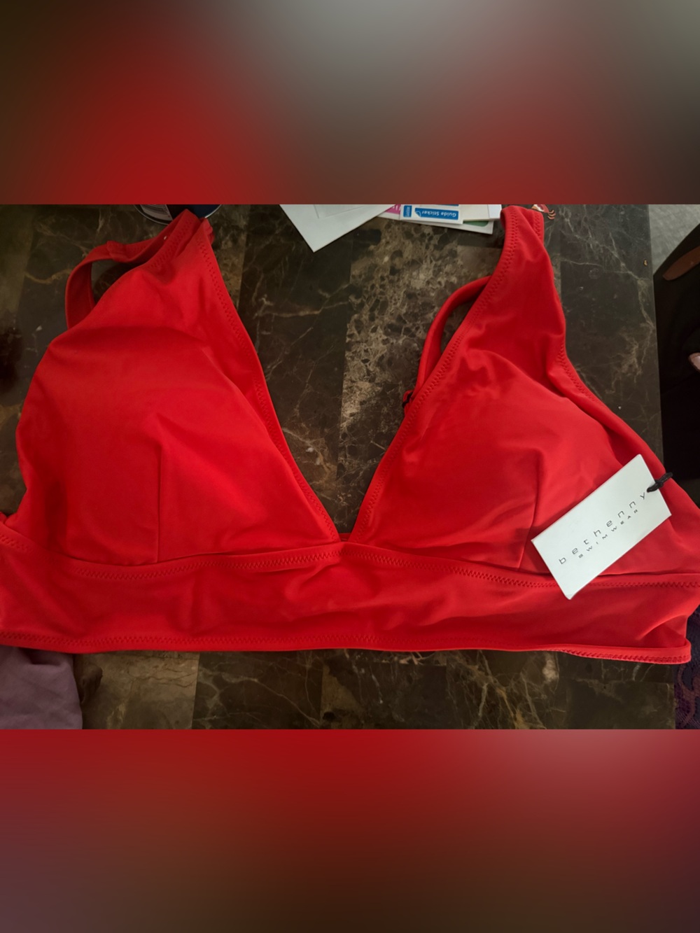 Red Bikini top 18W